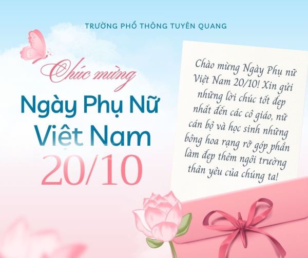 Chào mừng ngày Phụ nữ Việt Nam 20/10