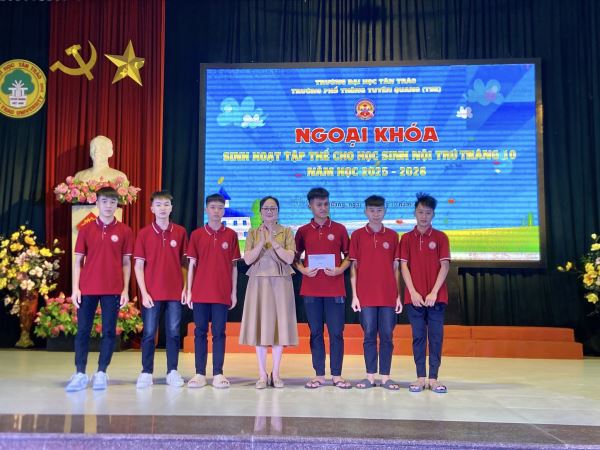 Rộn ràng sinh hoạt nội trú tháng 10/2025 Rộn ràng sinh hoạt nội trú tháng 10/2025